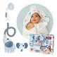 Elephant Baby Shower Bath Set - Blue - Yookidoo