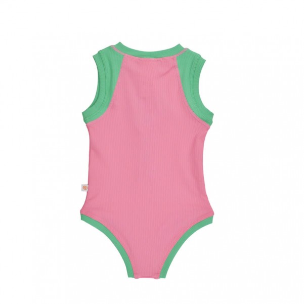 Ολόσωμο Μαγιώ με Στάμπα Cherry/Pink-Green - Zoocchini