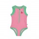 Ολόσωμο Μαγιώ με Στάμπα Cherry/Pink-Green - Zoocchini