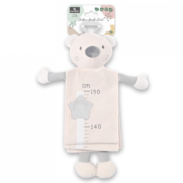 Αναστημόμετρο τοίχου (εως 150εκ) - Natural Bear Beige - Lorelli