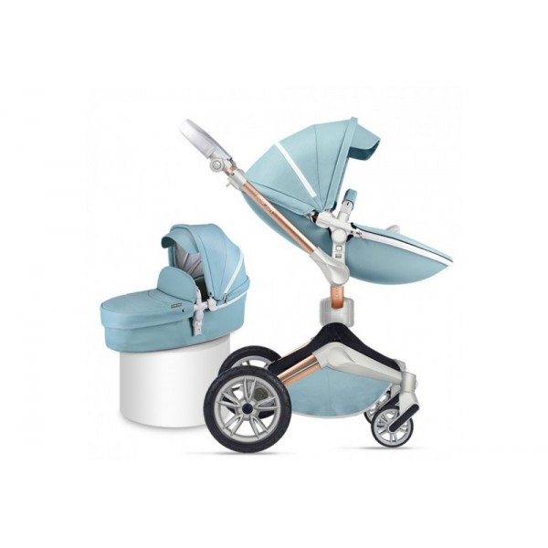 Καροτσάκι μωρού ΗΟΤ ΜΟΜ tiffany blue 360°